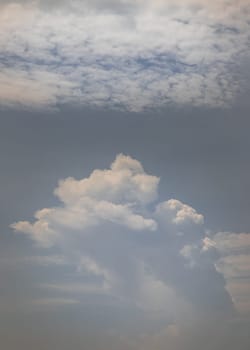 The softness of the white clouds, and sky with the light shining from an interesting light pattern against the sky. Cirrocumulus clouds, Skies landscape, Concept idea of Imaginative clouds nature, Cloud cluster can be used for graphics works and resource.