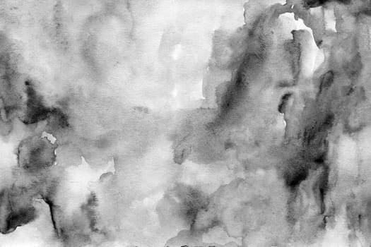 Black and white monochrome watercolor texture