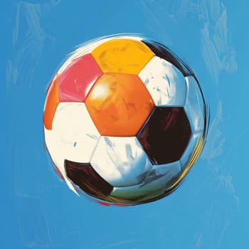 Soccer ball sports equipment for outdoor football game and recreation activity
