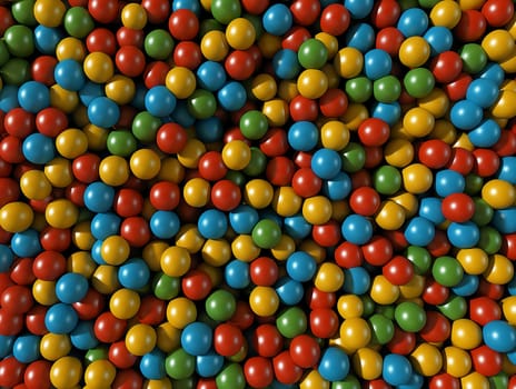 Vibrant multicolor spheres background texture with colorful abstract shapes and artistic design