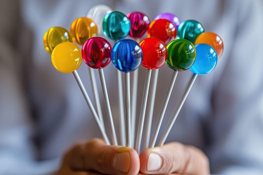 Metaphorical Image of Juggling Pins Demonstrating Effective Resource Management, Balancing Resources.