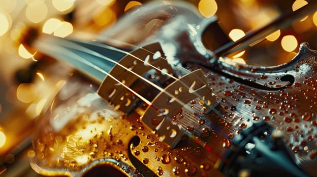 Abstract concept of allocation and optimization illustrated through musical notes on score sheet.