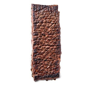 Grilled skirt steak with sear marks floating and steaming Food and culinary concept. Food isolated on transparent background.