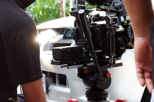 Video camera , film crew production