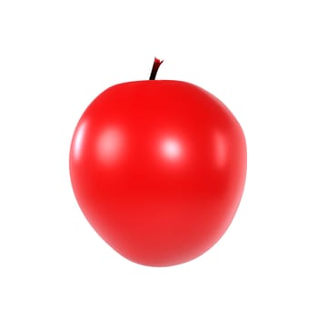Red Apple isolated on white background