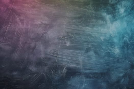 A chalkboard features vibrant spirals and abstract shapes created during an engaging art activity in a classroom setting.