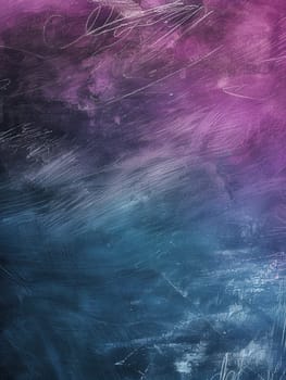 The chalkboard showcases vibrant spirals and abstract shapes, illustrating creativity and artistic exploration during an engaging art class session.