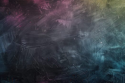 Colorful spirals and abstract shapes adorn a chalkboard, showcasing creativity during a lively art class in the bright afternoon hours.