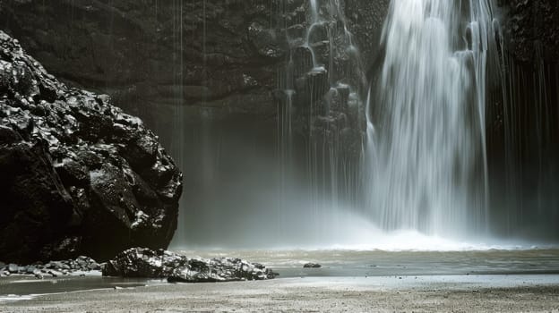 Waterfall of Sand: Nature's Paradox.