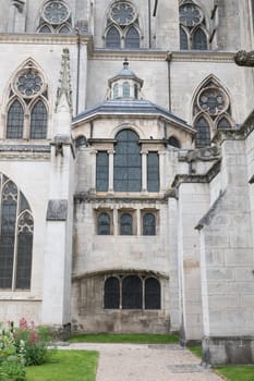 France, Meurthe et Moselle, Toul, Saint Etienne cathedral detail archirectur