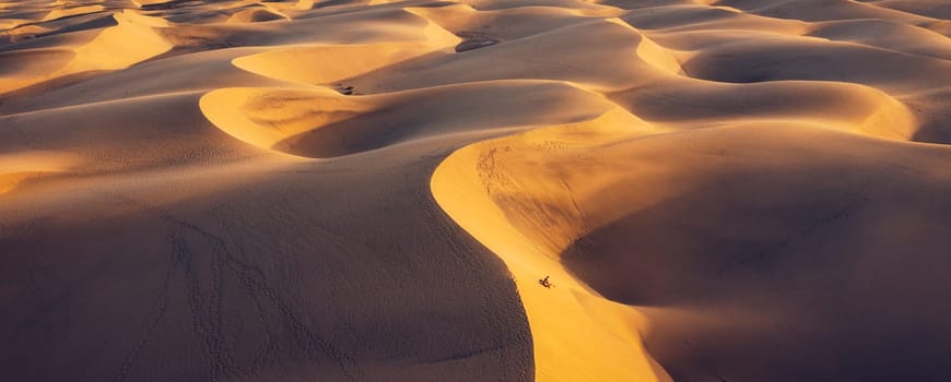 View of the Natural Reserve of Dunes of Maspalomas, in Gran Canaria, Canary Islands, Spain. Beautiful view of Maspalomas Dunes on Gran Canaria, Canary Islands, Spain.