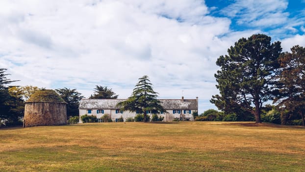 Landscape near the Castle of Suscinio in Sarzeau, Brittany, France