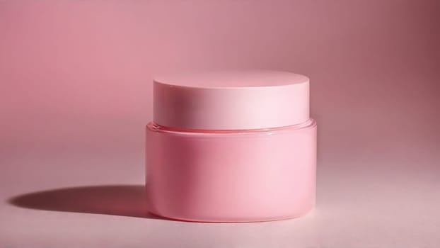 Beaty and healthcare object mockup on studio backdrop