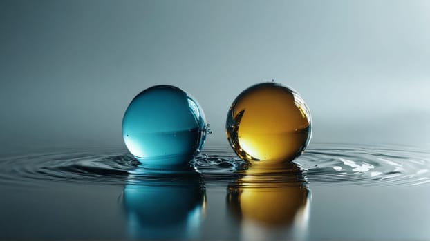 Abstract background with water drops