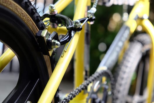 close up image of bmx bike details