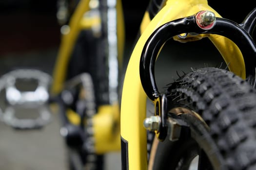 close up image of bmx bike details