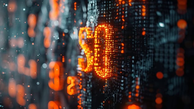 Abstract bokeh background with SO letters representing emerging artificial intelligence concepts