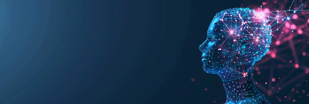 Abstract Ai technology illustrating new concepts in artificial intelligence