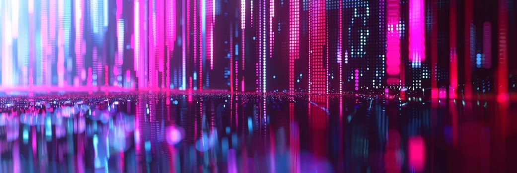 Ai abstract bokeh background symbolizing innovative artificial intelligence concepts
