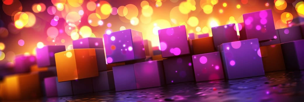 Abstract bokeh backdrop indicating cutting edge artificial intelligence concepts
