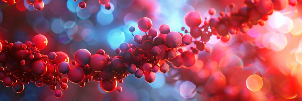 abstract medical ai bokeh background representing modern artificial intelligence ideas