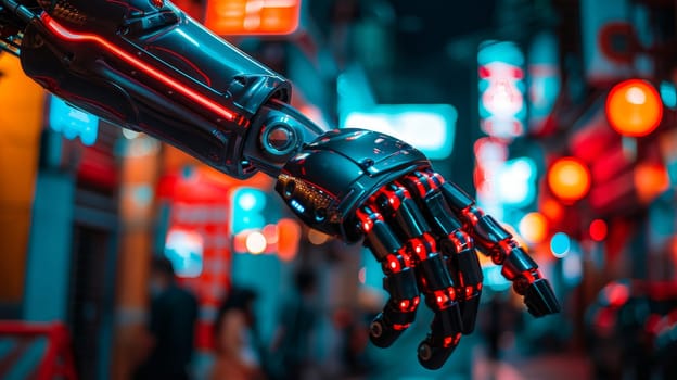 ai Robot hand representing cutting edge artificial intelligence concepts