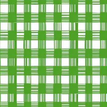 green gingham fabric texture seamless . ai generative.