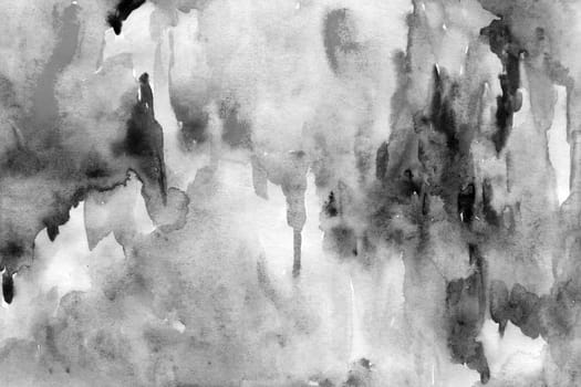 Black and white monochrome watercolor texture