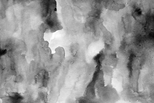 Black and white monochrome watercolor texture