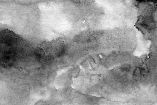 Black and white monochrome watercolor texture