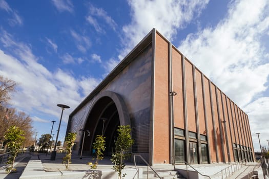MELBOURNE, AUSTRALIA - AUGUST 18: Arden Station built as part of the Metro Tunnel project is completed and in testing phase before opening. Located in North Melbourne, Victoria, Australia and taken on August 18th 2024