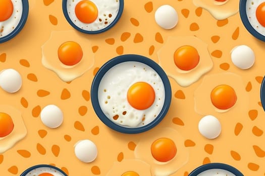 natural product background set texture fresh breakfast easter background healthy protein diet pattern cook egg yellow food yellow abstract holiday nutrition white. Generative AI.