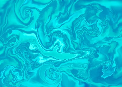 The texture of a blue liquid stone or metal. Blue shiny background with a swirling pattern. Design of backgrounds, banners, flyers, invitations, postcards, packaging