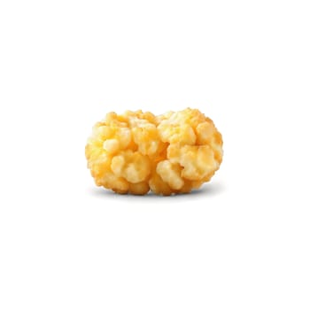 Cheese curds with stretchy interior suspended and steaming Food and culinary concept. Food isolated on transparent background.