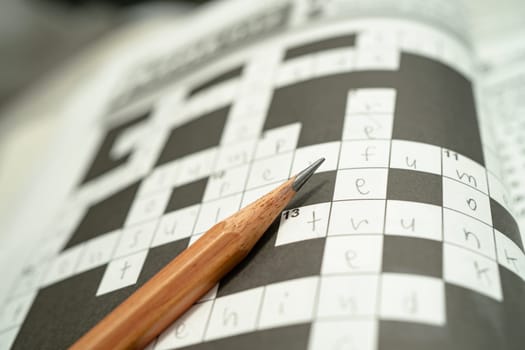 Crossword, Sudoku puzzle game to keep you brain younger for developing Alzheimer disease in senior patient.