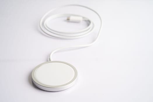 Wireless charger, magnetic charging modern equipment of mobile phone.