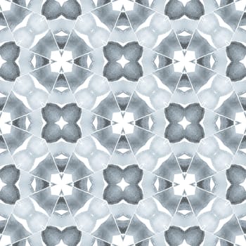 Tropical seamless pattern. Black and white great boho chic summer design. Textile ready alive print, swimwear fabric, wallpaper, wrapping. Hand drawn tropical seamless border.