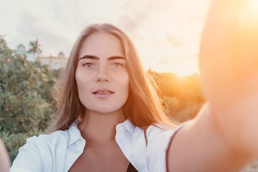 Beauty close up woman portrait