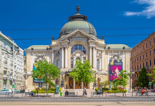 Budapest, Hungary - 1 May 2024: The Comedy Theatre of Budapest, Vígszínház