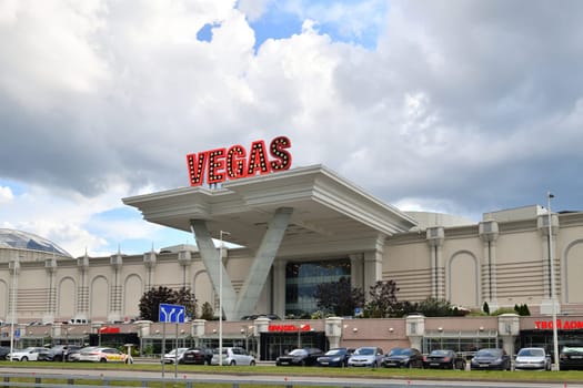 Krasnogorsk, Russia - July 22. 2021. View of the Shopping center Vegas Crocus City