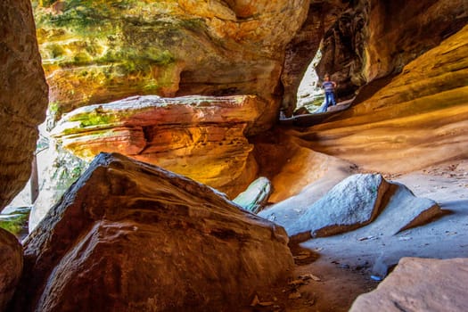 View of Rockhouse, Hocking Hills State Park, Ohio