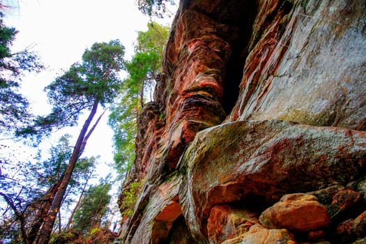 View of Rockhouse, Hocking Hills State Park, Ohio
