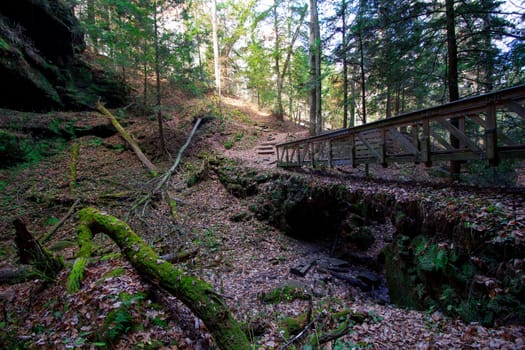View of Rockhouse, Hocking Hills State Park, Ohio