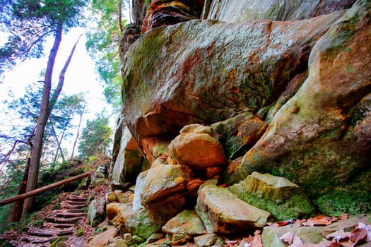 View of Rockhouse, Hocking Hills State Park, Ohio