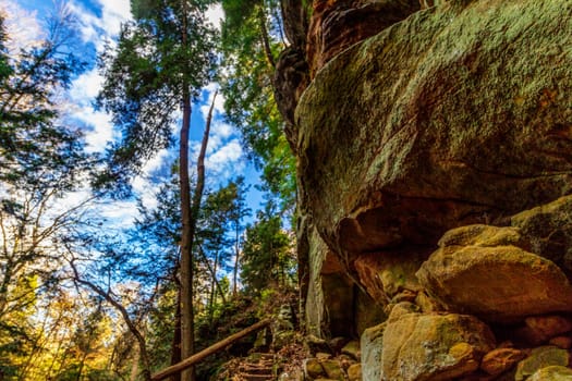 View of Rockhouse, Hocking Hills State Park, Ohio