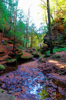 Views at Old Man's Cave, Hocking Hills State Park, Ohio
