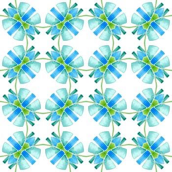 Textile ready superb print, swimwear fabric, wallpaper, wrapping. Green bewitching boho chic summer design. Mosaic seamless pattern. Hand drawn green mosaic seamless border.