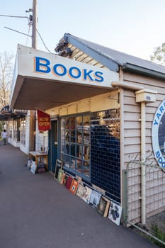 WARRANDYTE, AUSTRALIA - AUGUST 11 2024: The quaint tourist country town of Warrandyte on a winter's day in Victoria, Australia