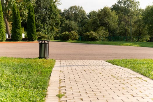 bin park design garbage outdoor grass recycling nature green waste environment container trash