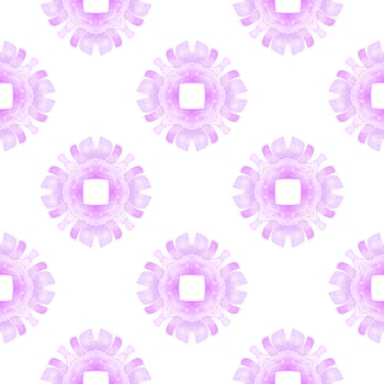 Trendy organic green border. Purple unique boho chic summer design. Textile ready uncommon print, swimwear fabric, wallpaper, wrapping. Organic tile.